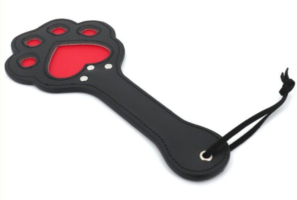 Paddle Patte 28 x 13cm Noir-Rouge – Image 2