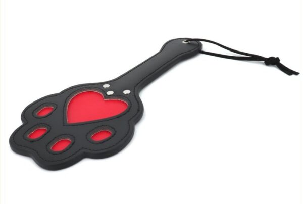 Paddle Patte 28 x 13cm Noir-Rouge – Image 3