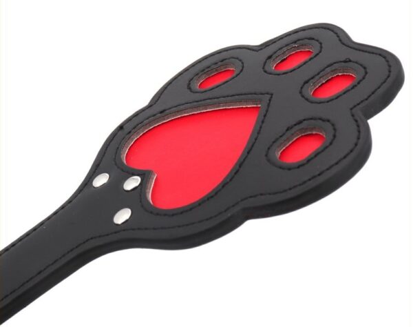 Paddle Patte 28 x 13cm Noir-Rouge – Image 7