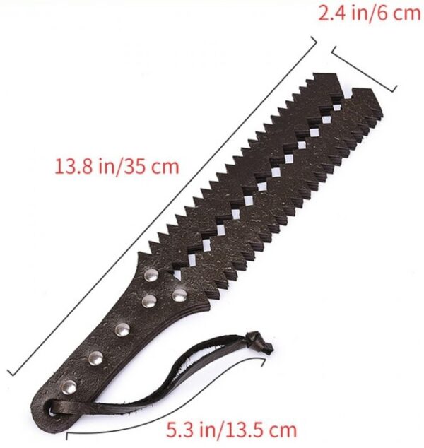 Paddle simili 6 lanières Sawtooth 35cm – Image 5