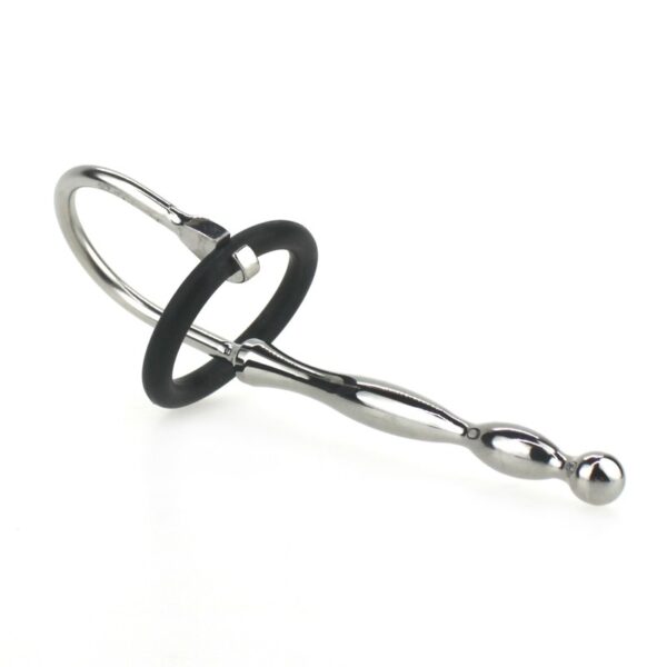 Penis Plug Pen Cock Ring Silicone 8mm – Image 3