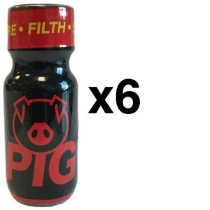 PIG RED 25ml x6