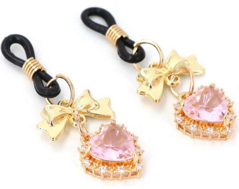 Pince-Tétons Heart Diamond Rose