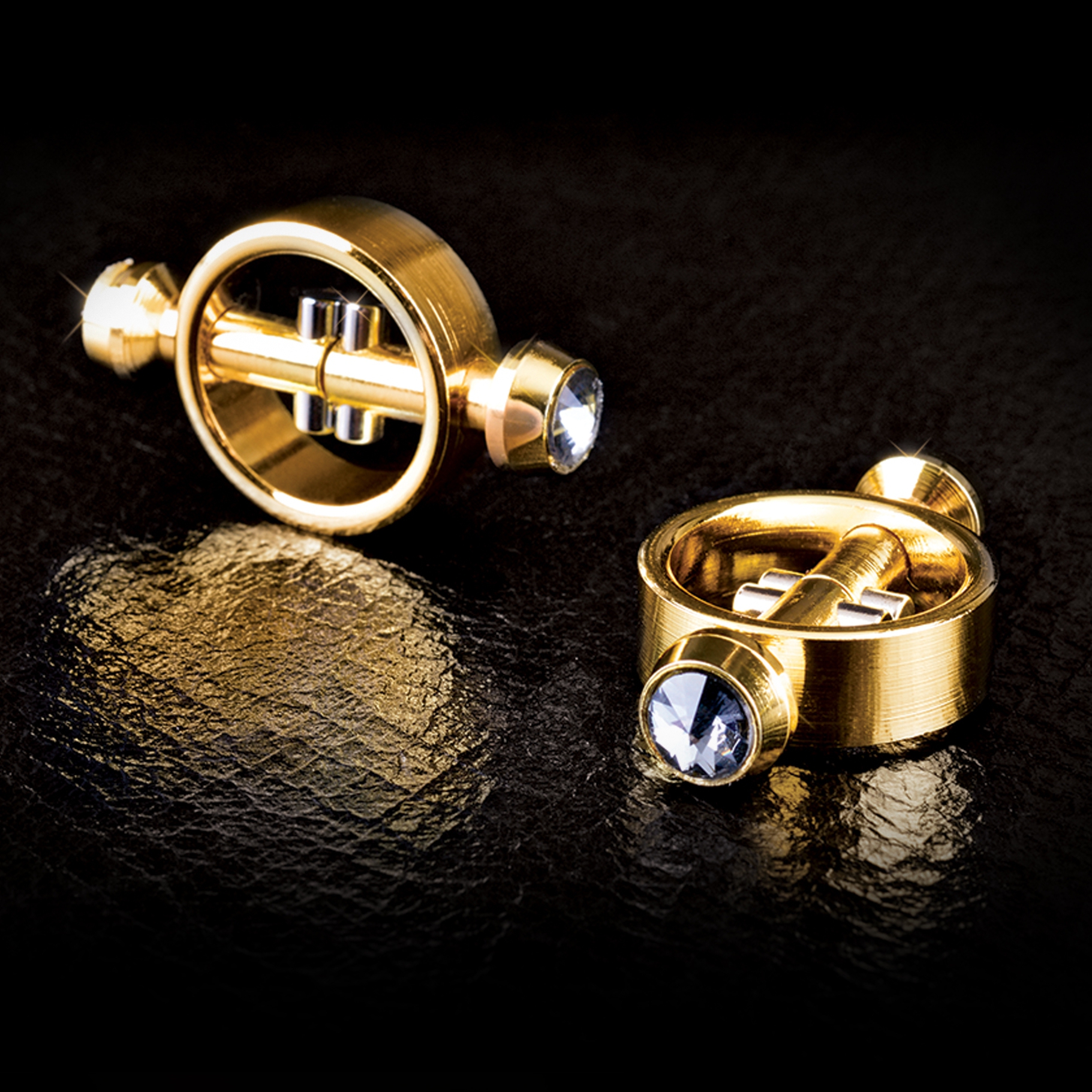 Pinces Tétons Magnetic Gold – Image 2