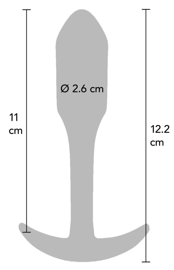 Plug anal Mini Smooth L 11 x 2.6cm – Image 7
