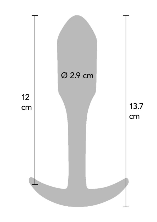 Plug anal Mini Smooth XL 12 x 2.9 cm – Image 7