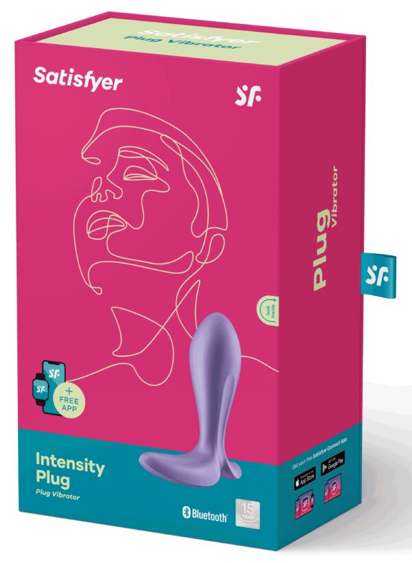 Plug connecté Intensity Plug Satisfyer 7 x 2.5cm Mauve – Image 2
