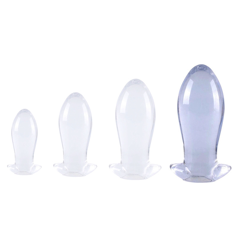 Plug Egg Clear XL 16 x 7cm Transparent