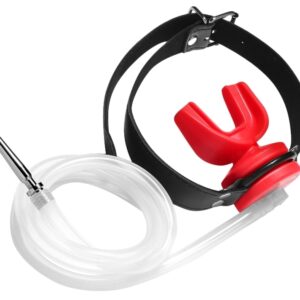 Plug Pénis avec Bâillon Urinoir - Plug 4 x 0.7cm Rouge