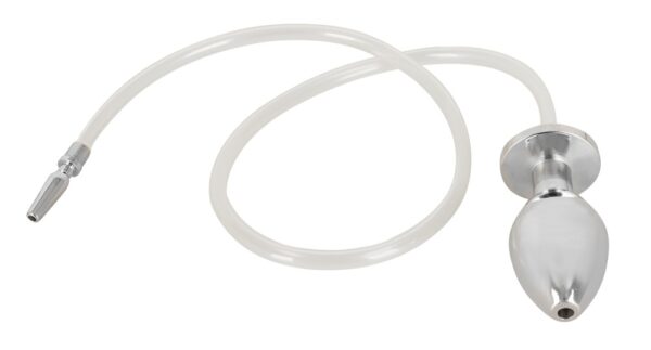 Plug Penis avec plug anal pour jeu Uro