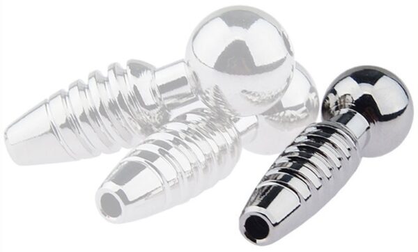 Plug pénis percé Screw 2.5cm - Diamètre 8mm – Image 2