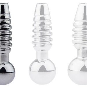 Plug pénis percé Screw 2.5cm - Diamètre 8mm