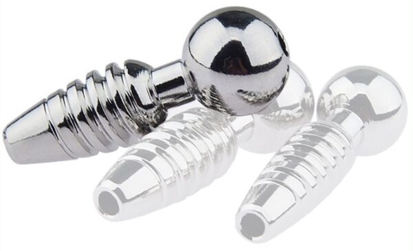 Plug pénis percé Screw L 2.5cm - Diamètre 10mm – Image 2