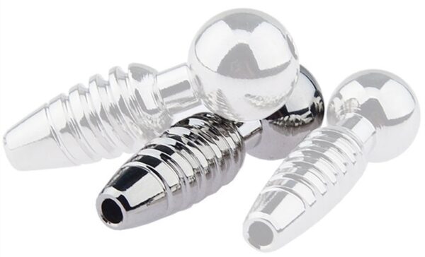 Plug pénis percé Screw M 2.5cm - Diamètre 9mm – Image 2