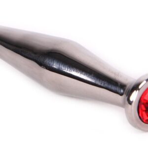 Plug pour pénis avec bijou SMOOTH Rouge 11mm