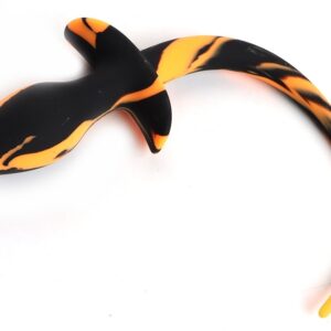 Plug Queue de chien Dog Tail 7.5 x 3.1cm Noir-Orange