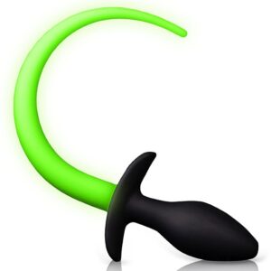 Plug Queue de chien phosphorescente Glow Tail 8 x 3.2cm