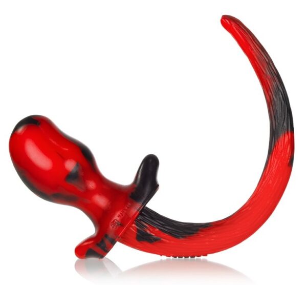 Plug Queue de chien Swirl 8.5 x 4.4 cm Rouge – Image 2