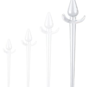 Plug queue Zoo Tail XL 12 x 6 cm - Queue 30 cm Transparente