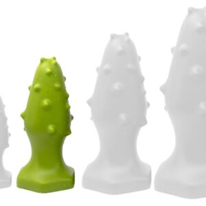 Plug silicone Monster Spike M 12 x 4.5cm Vert