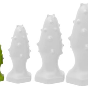 Plug silicone Monster Spike S 8 x 3.5cm Vert