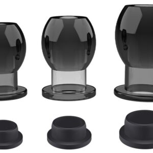 Plug Tunnel avec bouchon Hollow Stop Noir