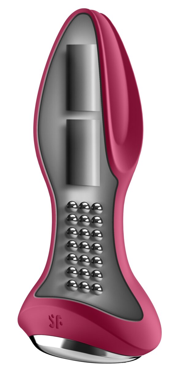 Plug vibrant connecté Rotator Plug Satisfyer 10 x 4cm Fuchsia – Image 4