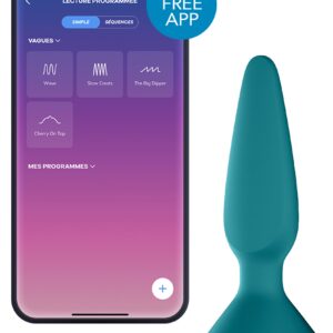 Plug Vibrant Ilicious 1 Satisfyer 10 x 3cm Turquoise