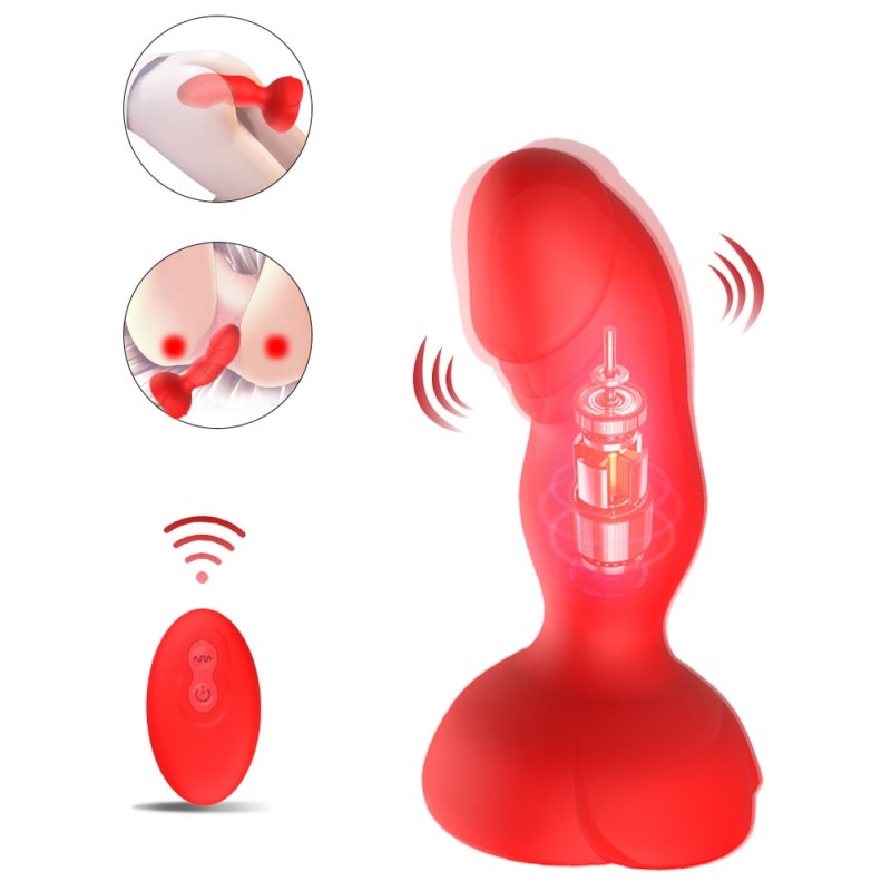 Plug vibrant Rosy Juliet 10 x 3.5cm Rouge – Image 2