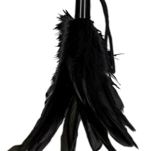 Plumeau Feather Tickler 20cm Noir