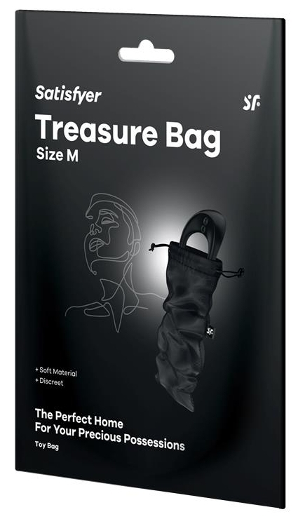 Pochette de Rangement Treasure Bag M Noir