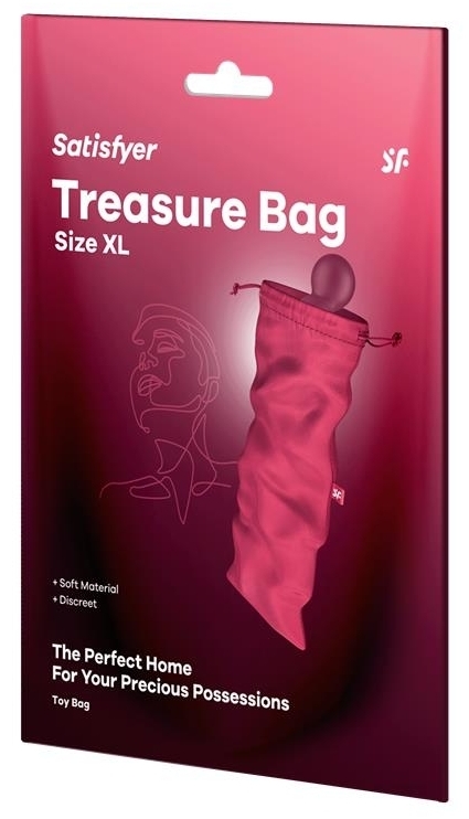 Pochette de Rangement Treasure Bag XL Rose