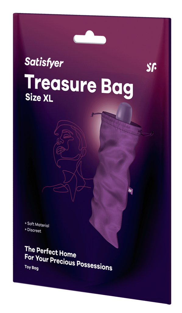 Pochette de Rangement Treasure Bag XL Violet
