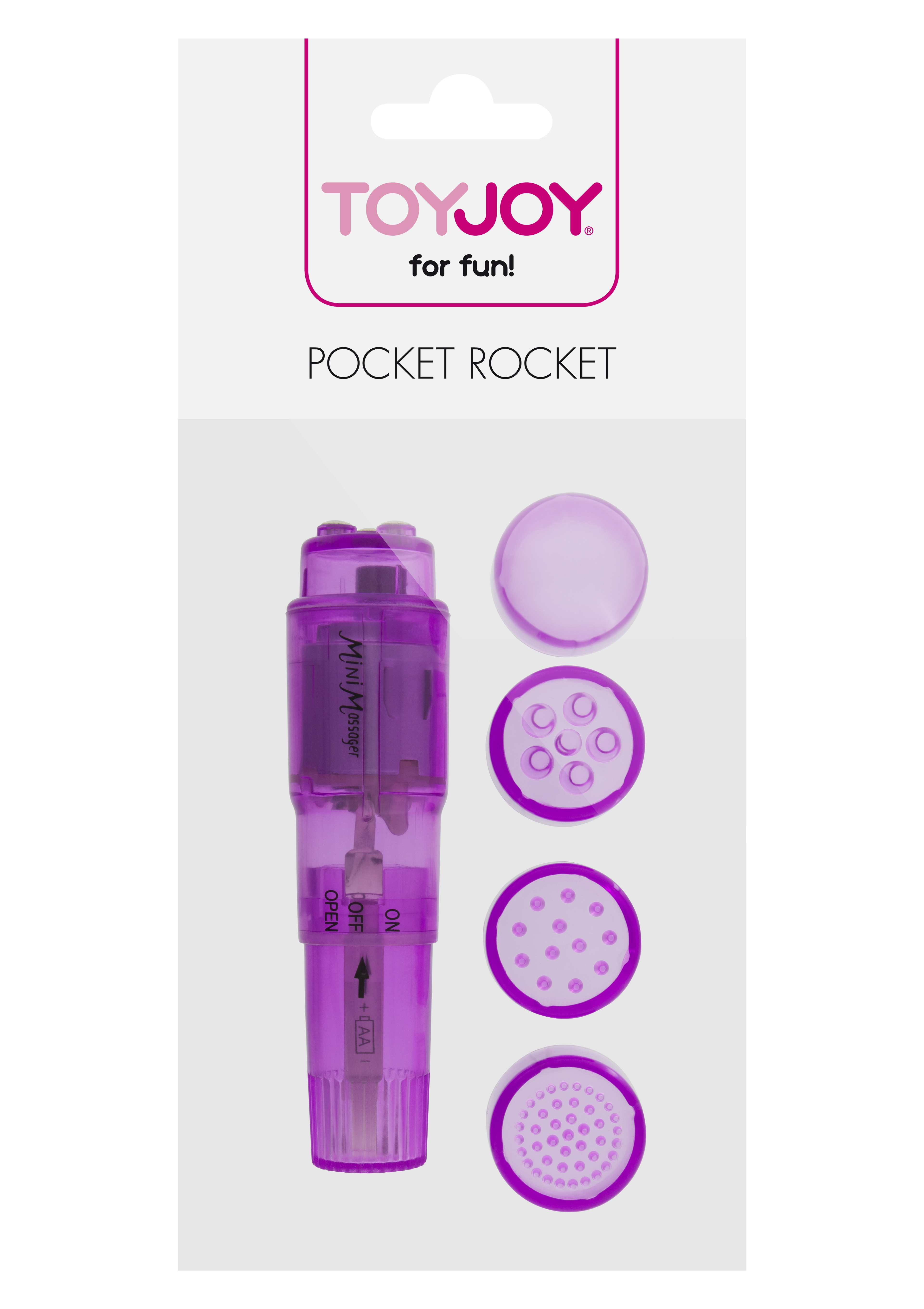 Mini Stimulateur de clitoris Pocket Rocket Violet – Image 2