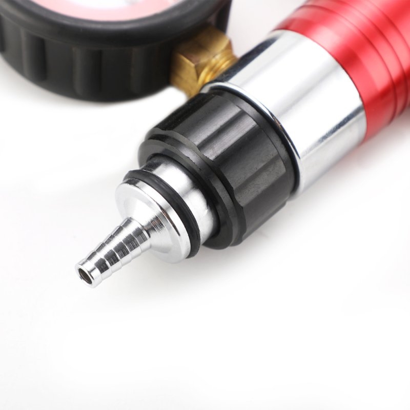 Poignée pour Pompe à Pénis avec Contrôleur Rouge Metal – Image 3