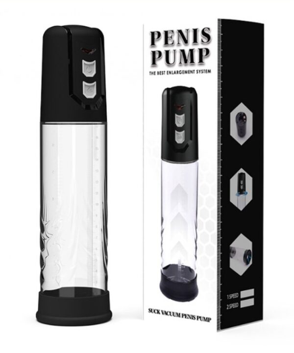 Pompe à pénis automatique Aid Erection 17 x 6cm – Image 2