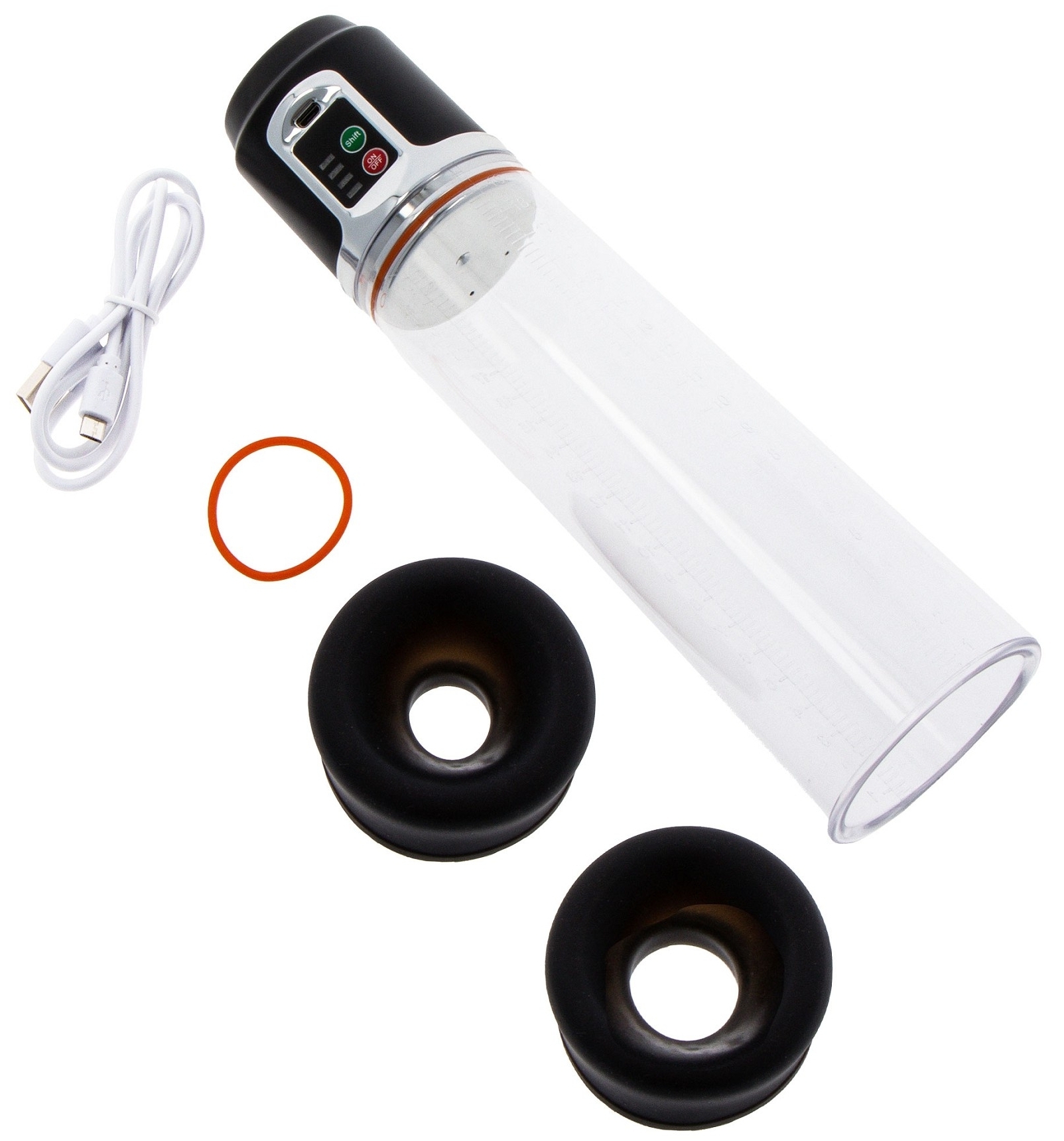Pompe à Pénis Automatique Powerpump 18.5 x 5.8cm Noir – Image 7