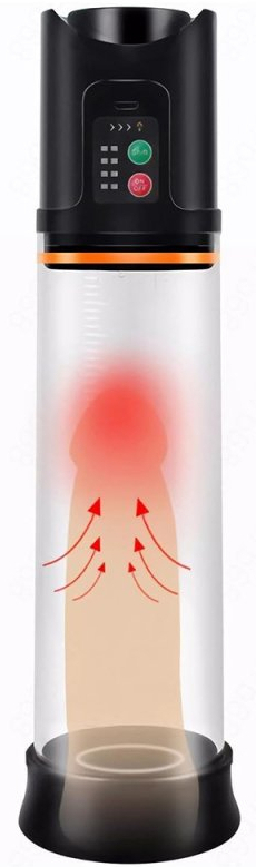 Pompe à pénis automatique Slipp Up 19 x 5.5cm – Image 3