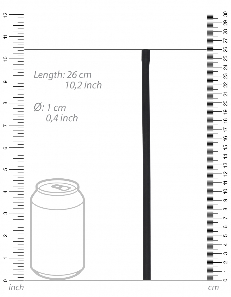 Pompe à pénis Deluxe Beginner 23 x 5.5cm Noire – Image 5