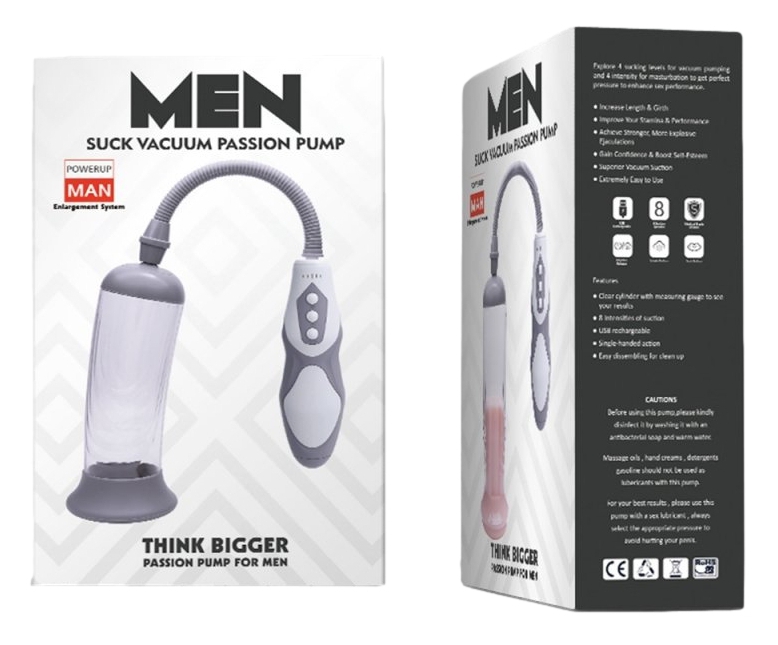 Pompe à pénis Passion Handle 20 x 5.5cm – Image 9