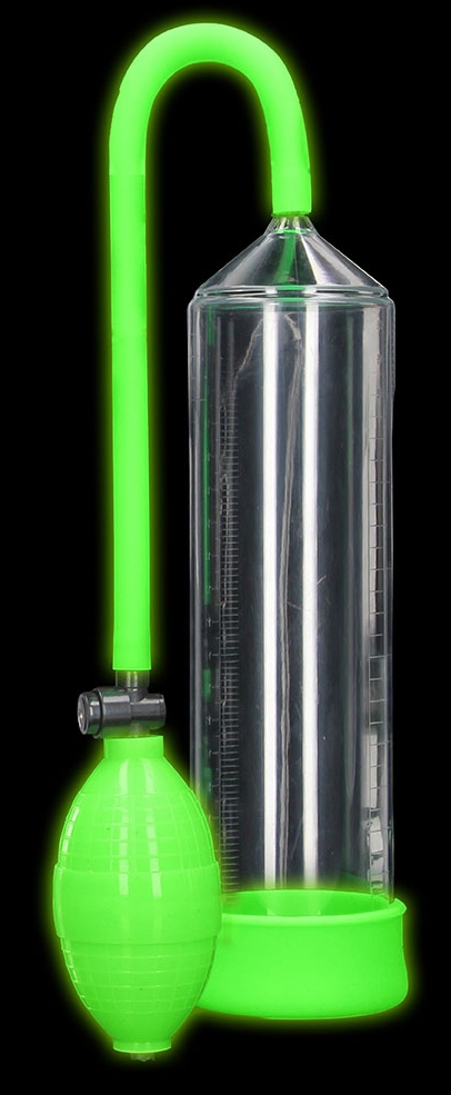 Pompe à pénis phosphorescente Glow Pump 20 x 5.5cm – Image 3