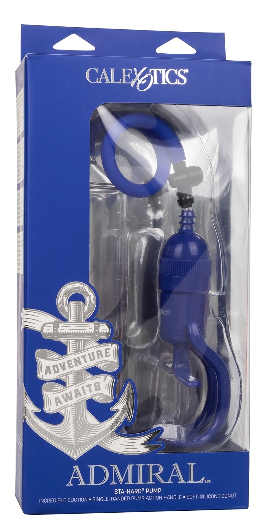 Pompe à pénis Sta-Hard Admiral 20 x 5.5cm – Image 2