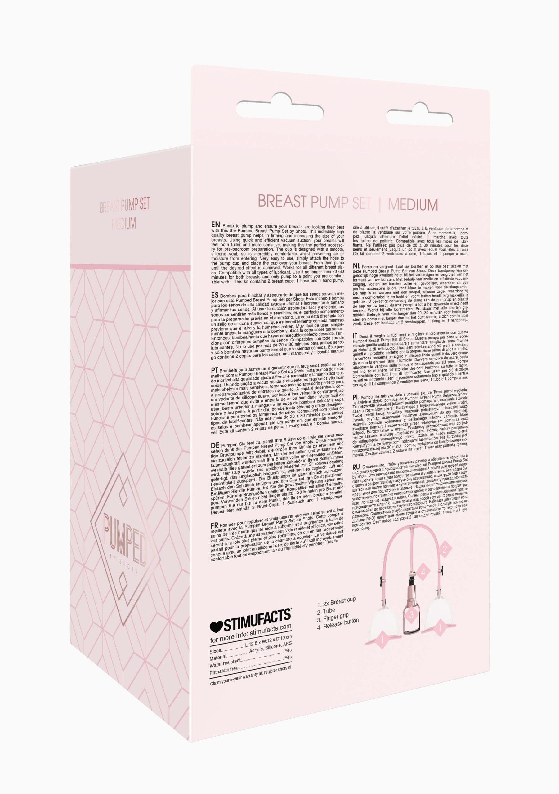 Pompe à seins MEDIUM - Rose Gold – Image 11