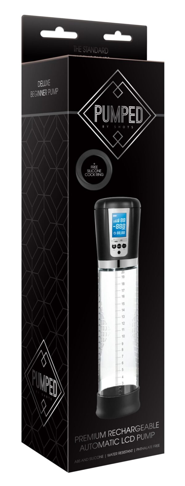 Pompe automatique pour pénis avec écran LCD 20 x 6cm – Image 2