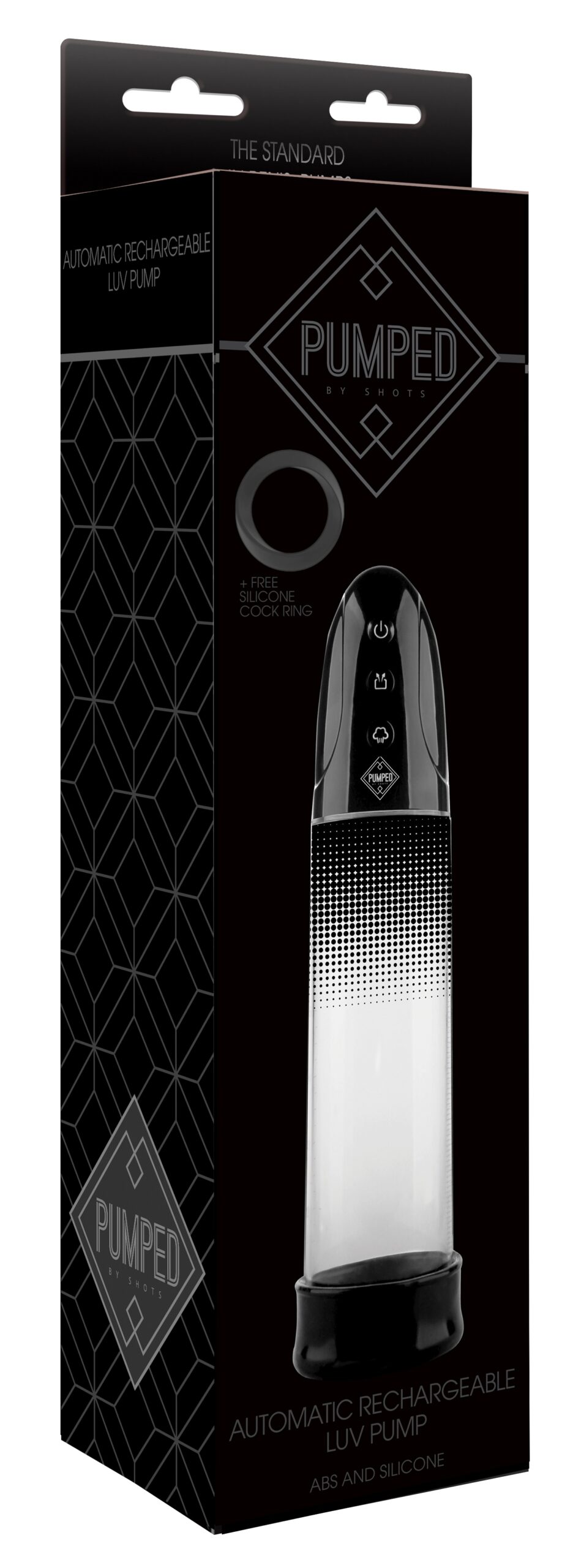 Pompe de pénis automatique Luv Pump 22 x 6cm – Image 2