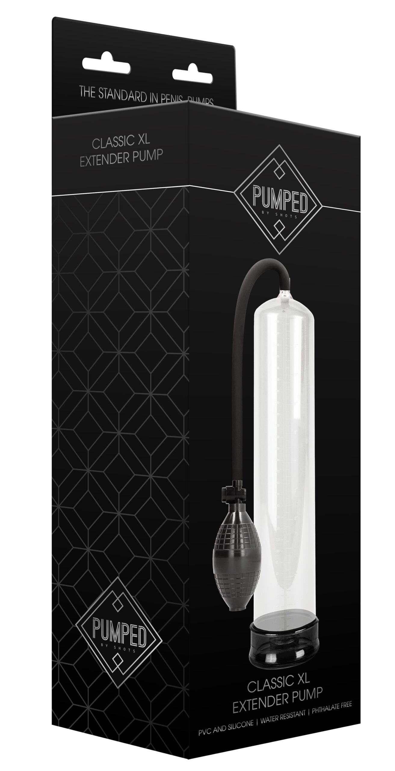 Pompe de pénis Classic XL 30 x 6.5 cm Transparente – Image 2