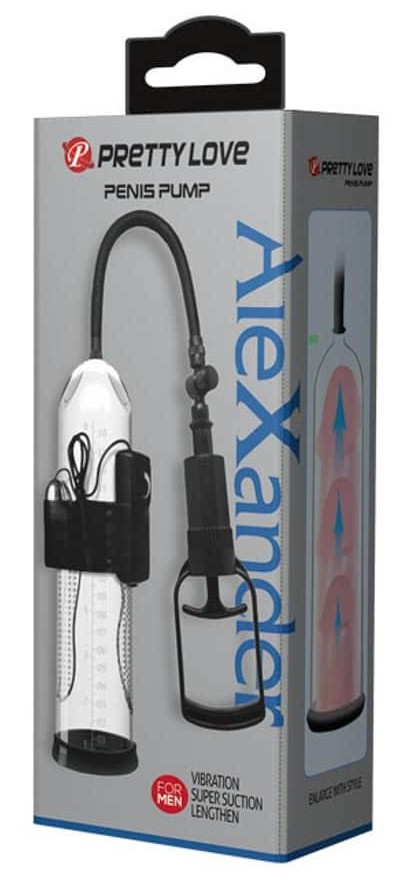 Pompe de pénis vibrante Alexander 24 x 6cm – Image 2