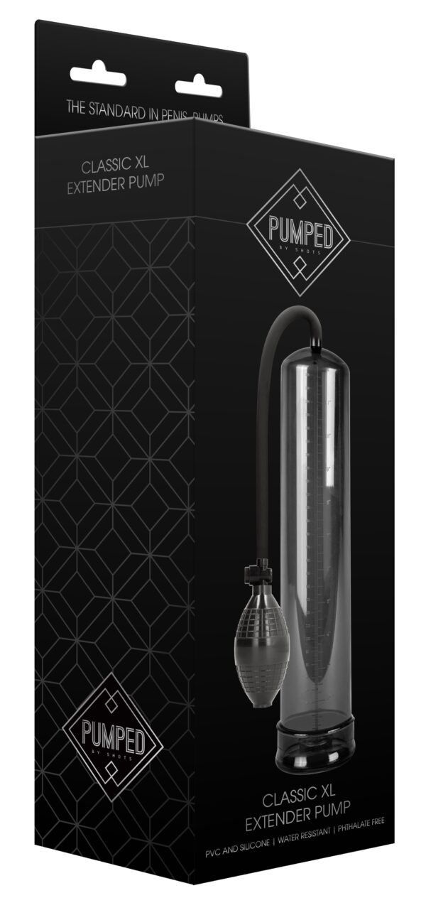 Pompe pour pénis Classic XL 30 x 6.5 cm Noire – Image 2