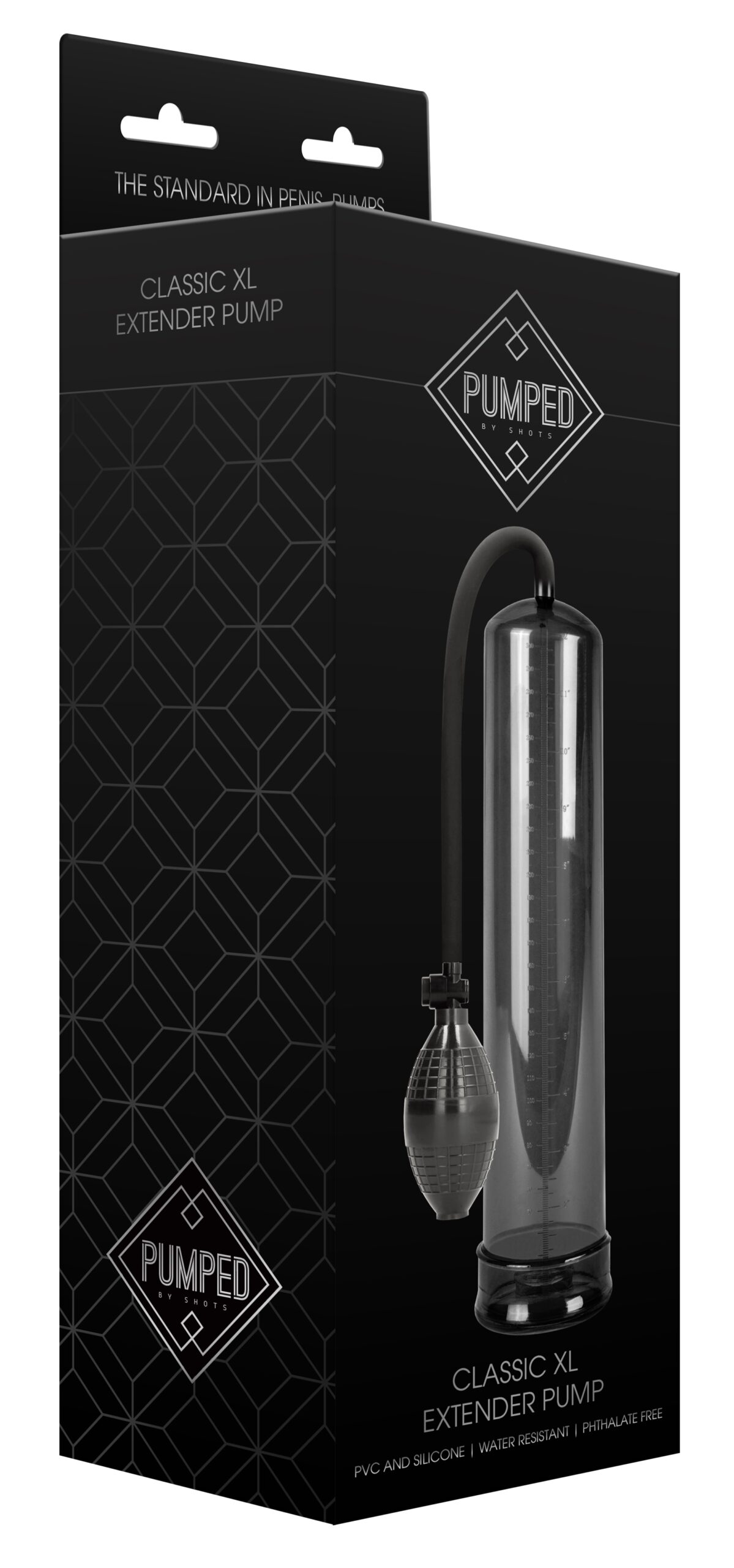Pompe pour pénis Classic XL 30 x 6.5 cm Noire – Image 2
