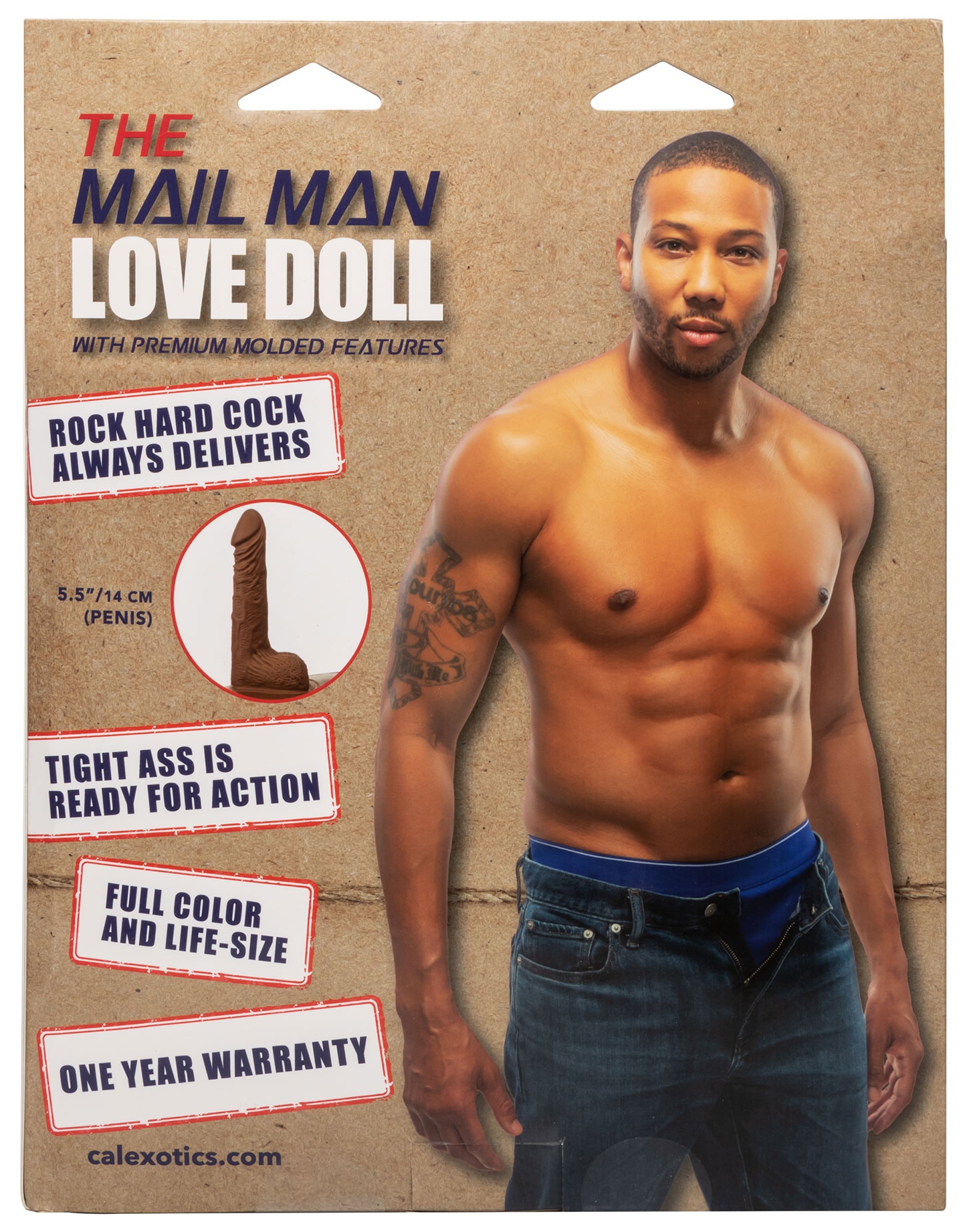 Poupée gonflable Homme The Mail Man Pénis 14cm – Image 4